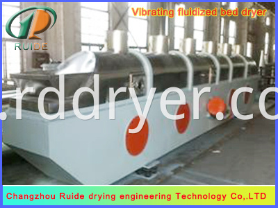 Bread crumbs for vibrating fluidized bed dryer